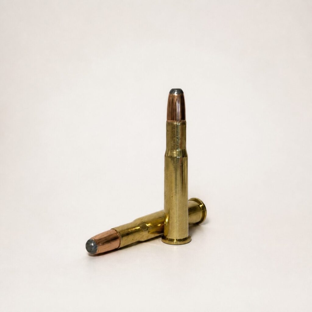 Gold Country .32 Winchester Special 170-grain Hornady InterLock flat-point loaded ammunition — three-cartridge arrangement