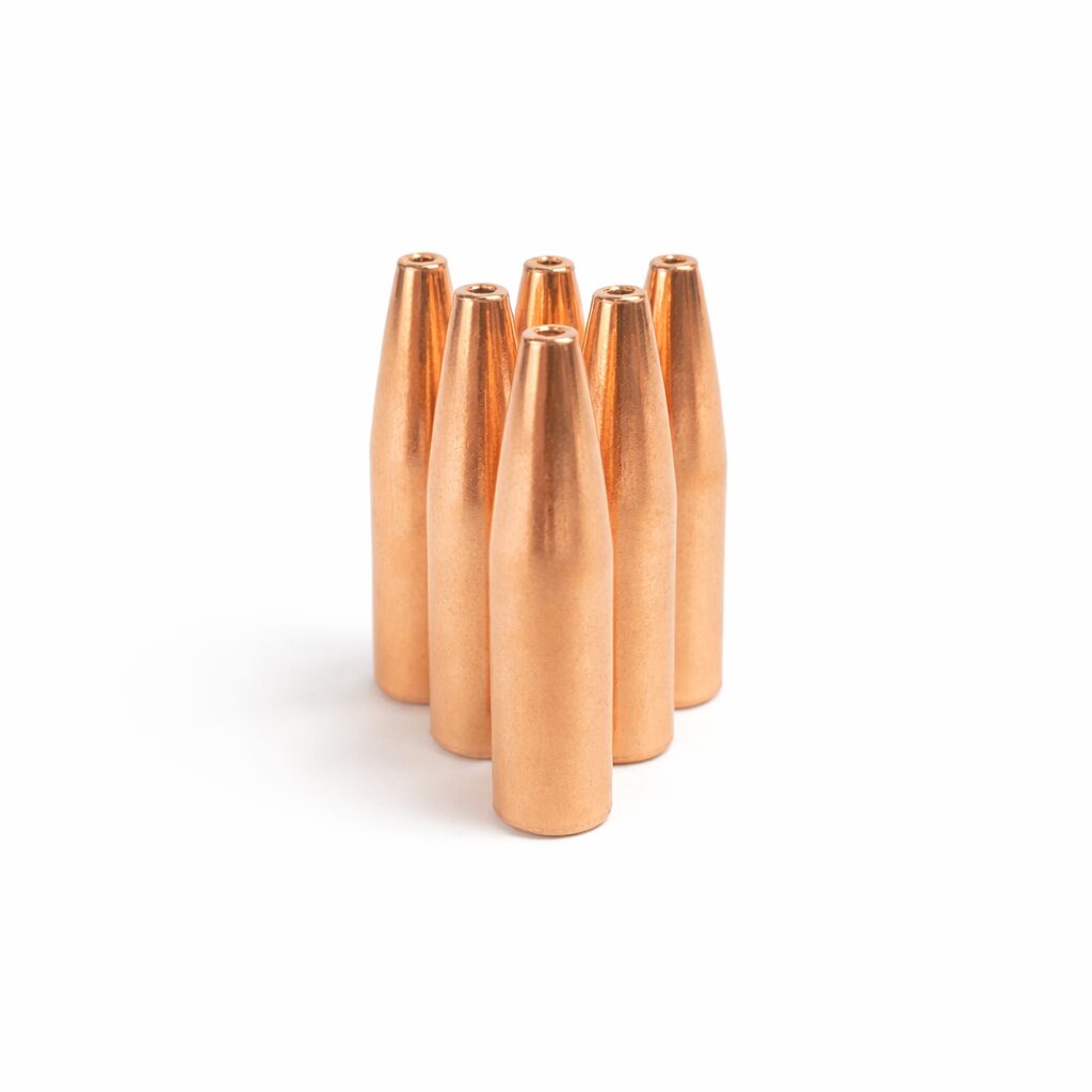 Gold Country Scorpion Bullets — grouped component bullets on white background