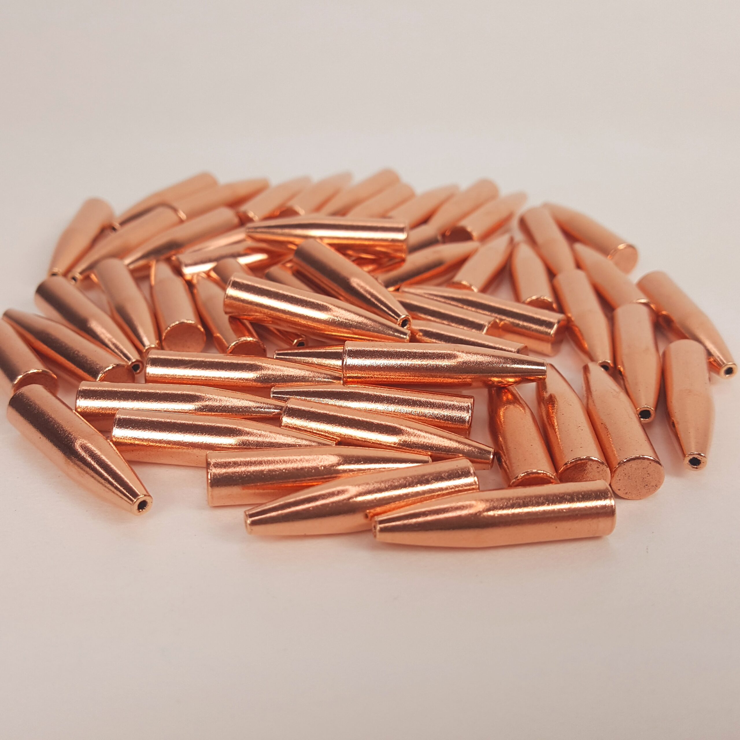 Gold Country Scorpion Bullets — component bullets grouped on white background